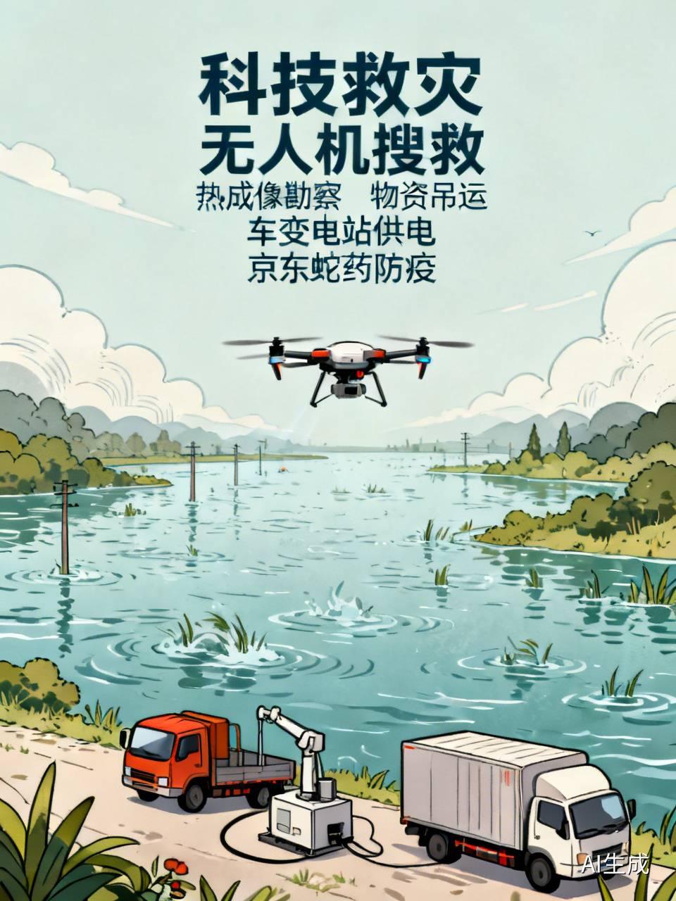 科技在救灾抢险中的作用，我是真真切切感受到了。就拿广西受台风“美莎克”影响的那次
