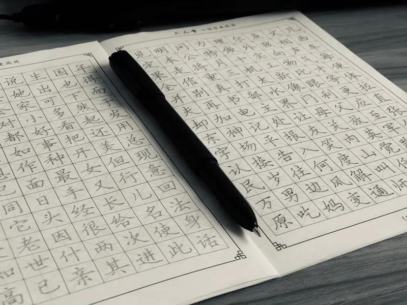 晒出你的书法作品，让大伙儿开开眼我今天练习硬笔书法，书写了300字，朋友说有进步