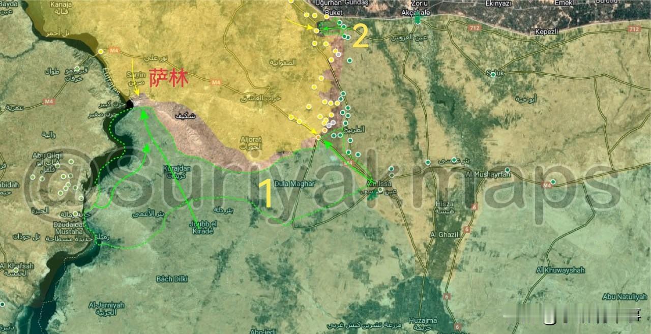 截至2026年1月19日晚上23点的叙利亚局势：

1.阿勒颇省—拉卡省前线：