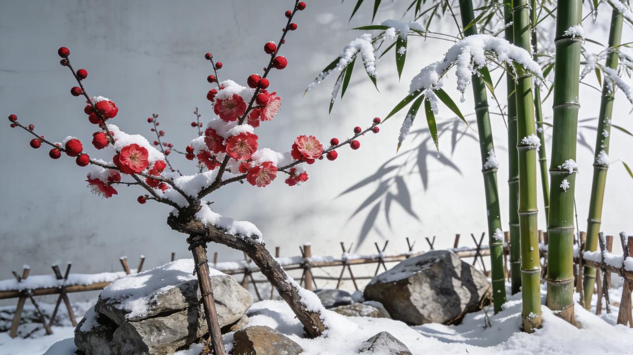 上联，红梅含苞傲冬雪，下联：？？您请……
抛砖引玉：
上联：红梅含苞傲冬雪
下联