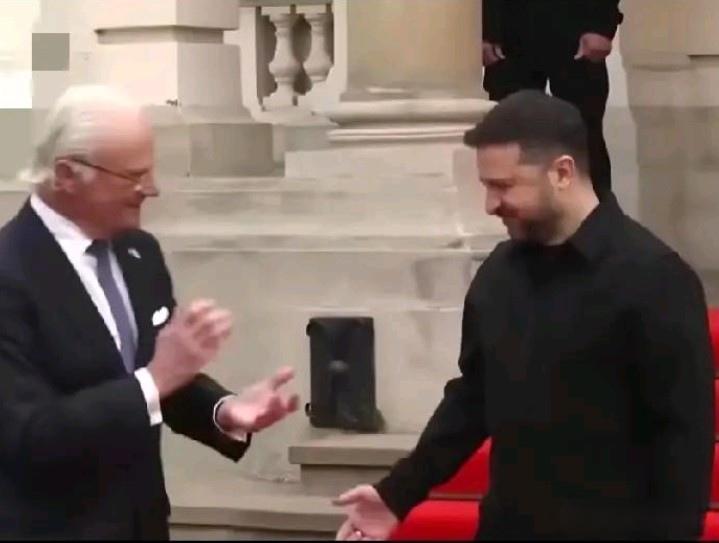 泽连斯基遭遇了罕见的傲慢外交无视？

2026年4月17日，瑞典国王卡尔十六世古