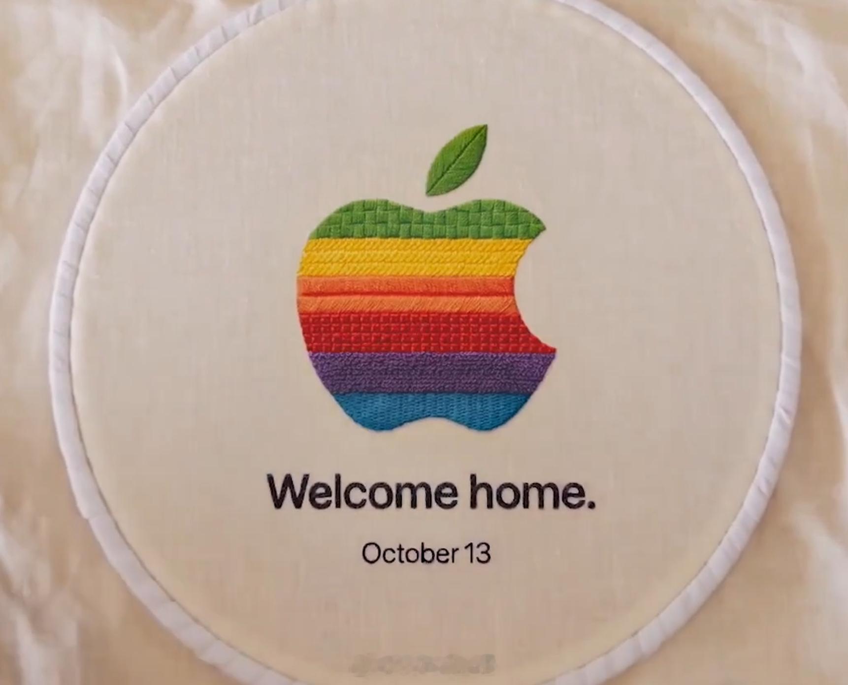 苹果官宣 10 月 13 日召开发布会，主题“Welcome Home”，至少发
