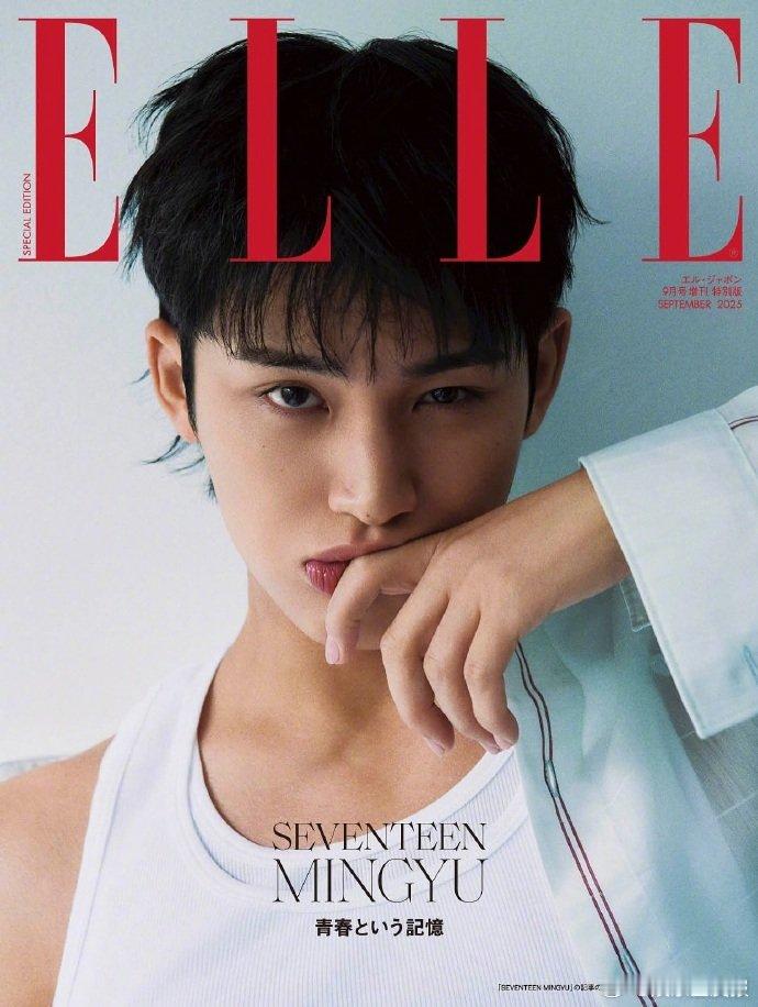 金珉奎日版ELLE九月刊双封面 金珉奎ELLE金九 金珉奎解锁日版 ELLE 九