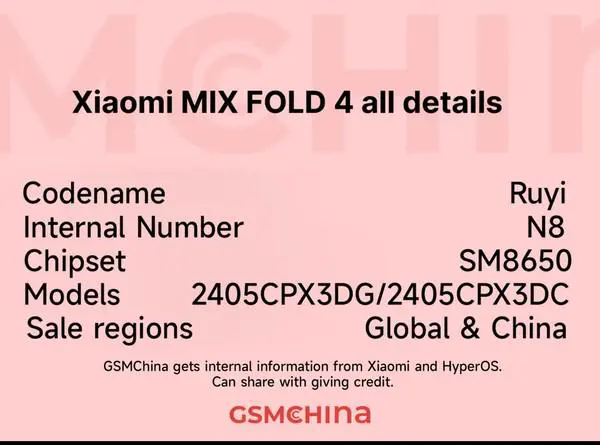 #小米mix fold4# 目前进度小米mix fold4不会和小米14ultr