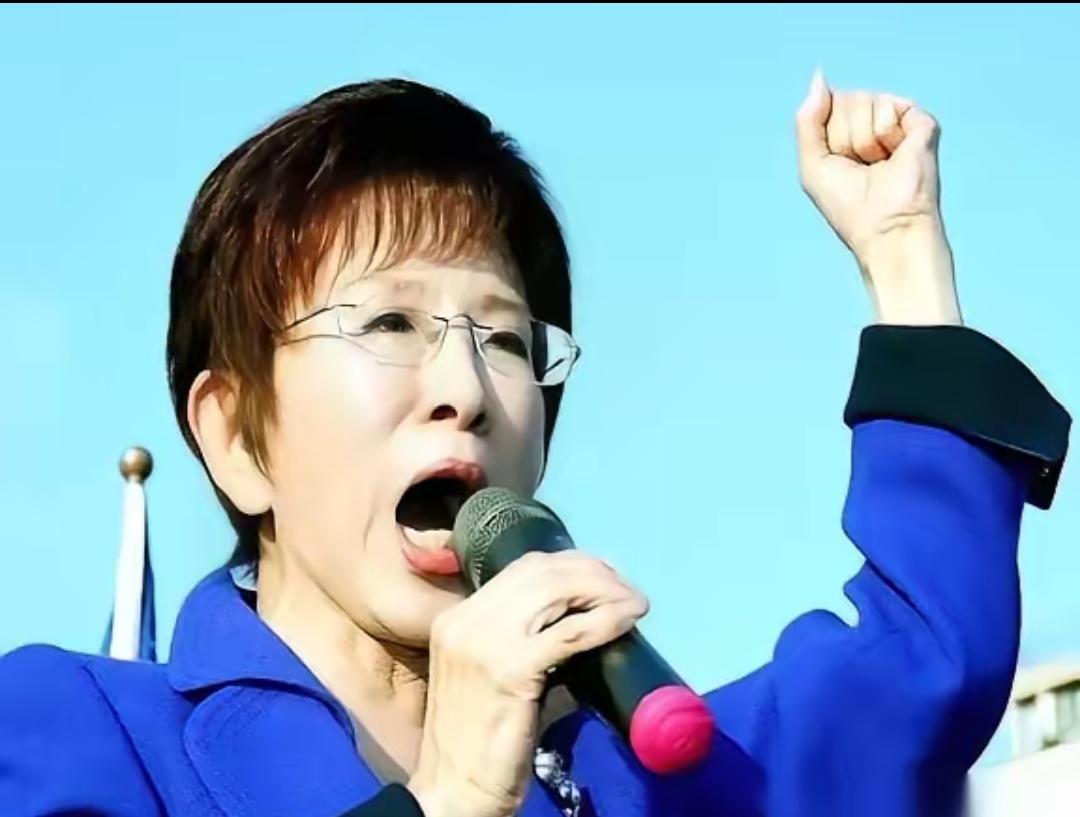 洪秀柱这话砸出来，台下嗡的一声。
她没说