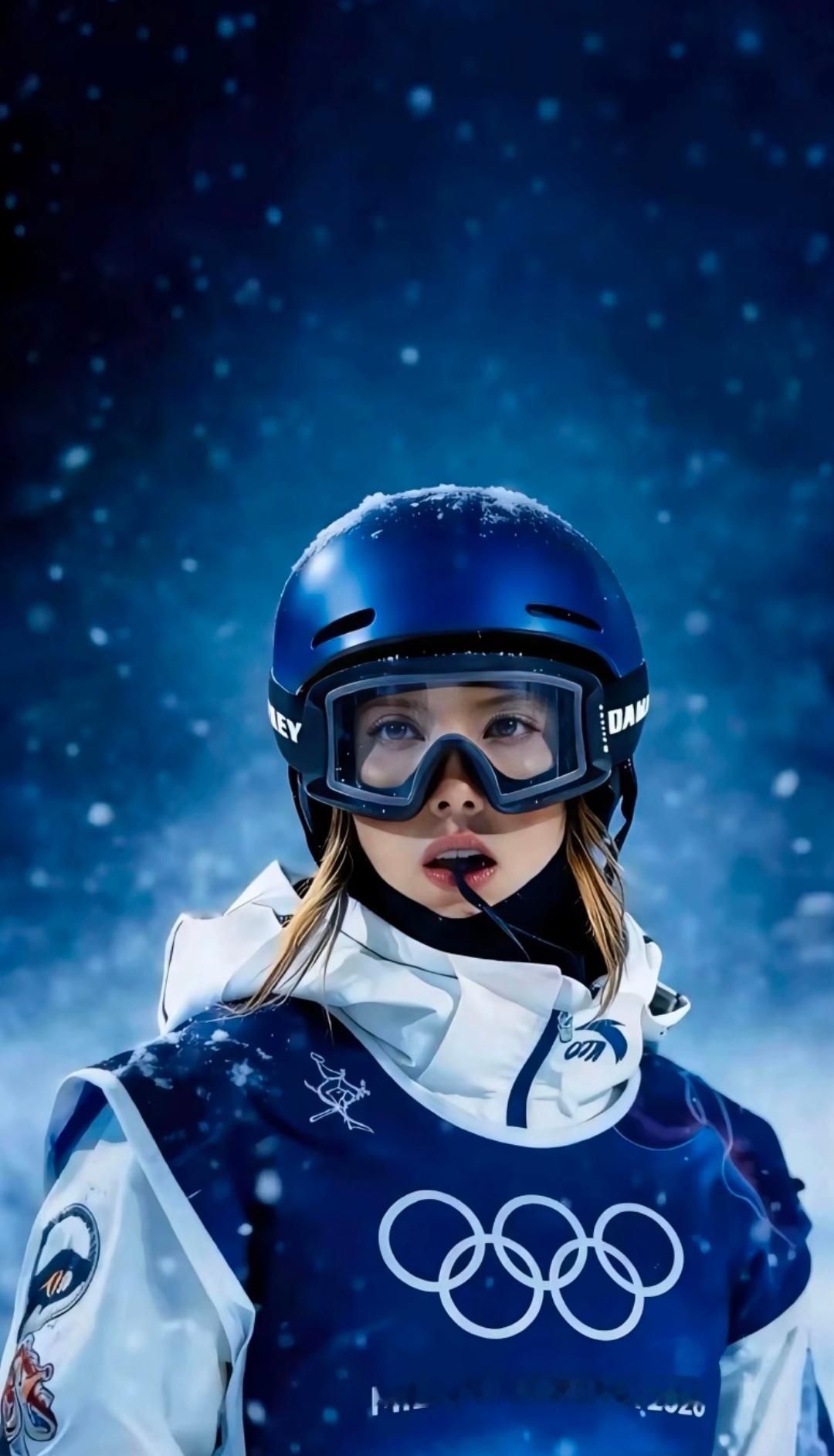 谷爱凌神图 配上谷爱凌进行曲 《长安姑娘》简直封神 