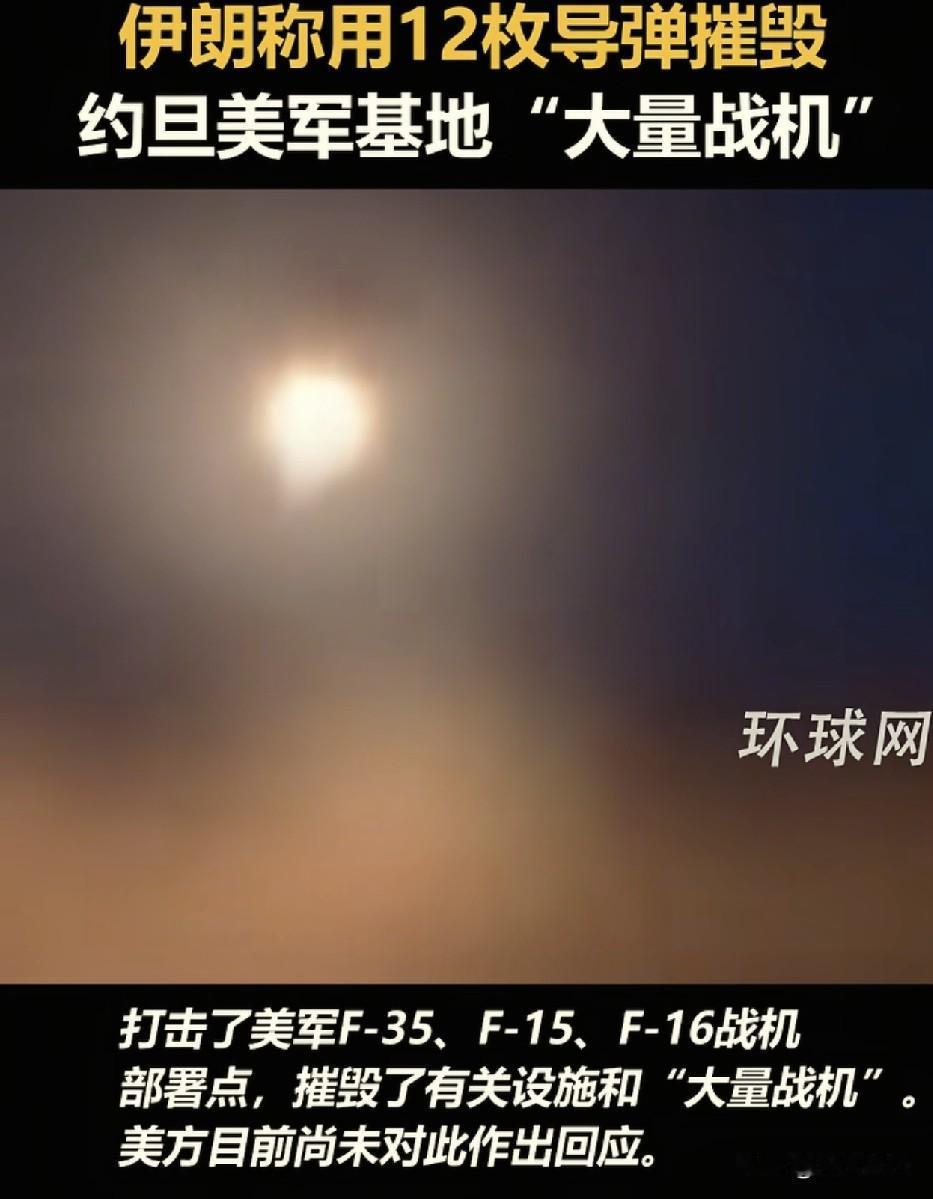 伊朗这次干的漂亮，用英语怎么说！
根据环球网报道，伊朗用12枚导弹打击了约旦美军
