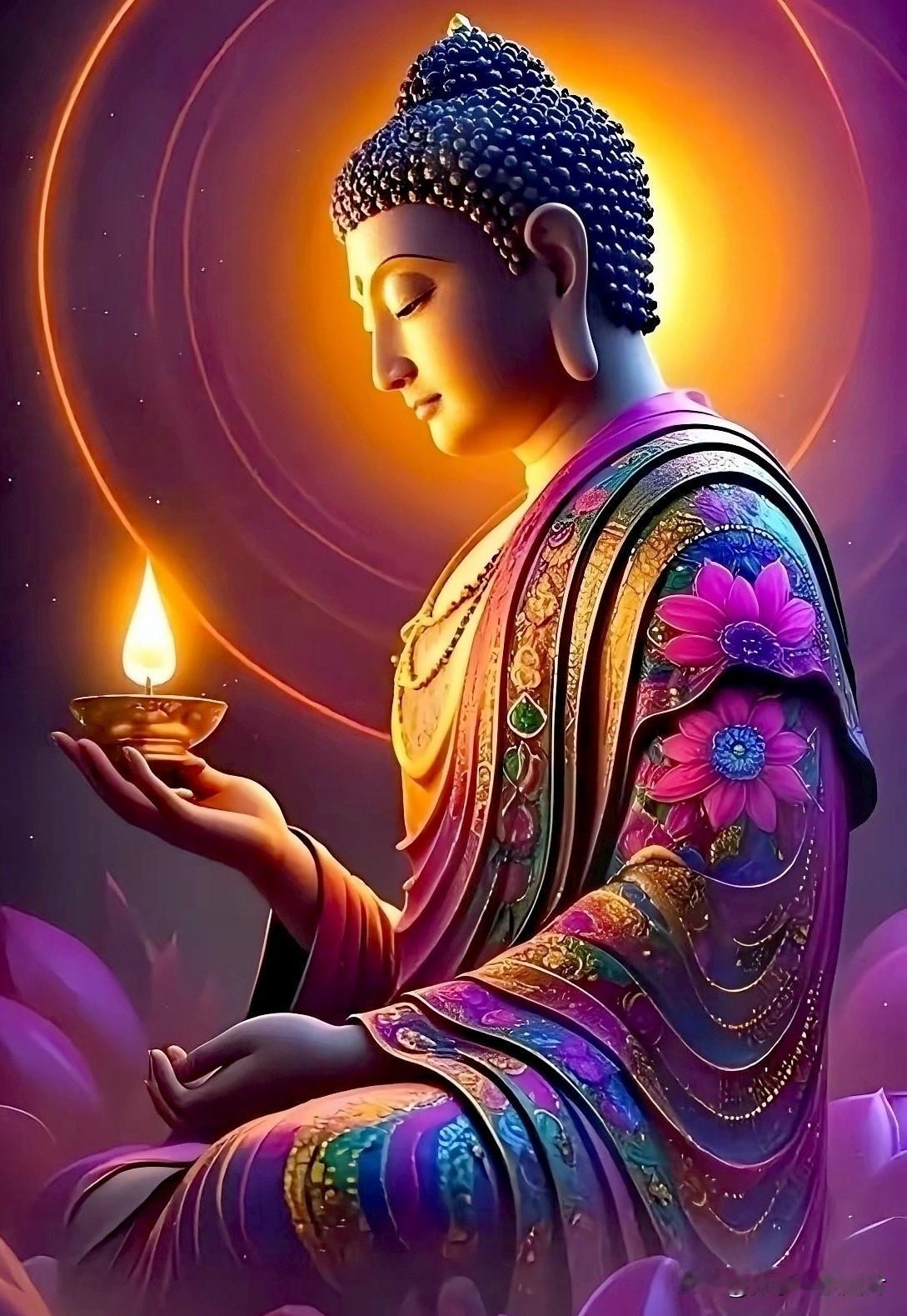 佛光普照，消灾纳福。