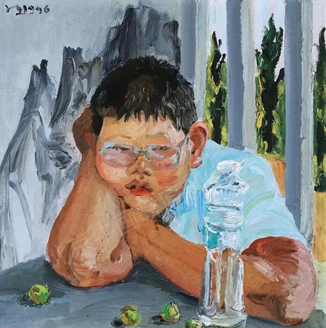 这张小男孩画值72.8万？

说画的是小男孩，但还是作者本身的标题更贴切，因为这