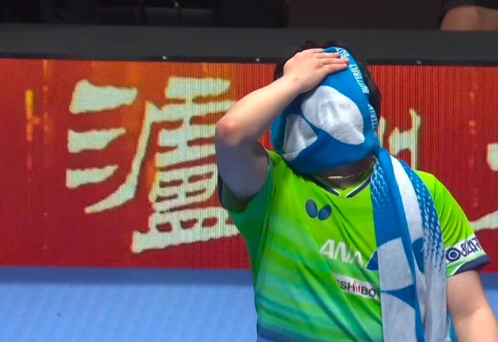 松岛辉空遗憾痛哭离场久久不能释怀！他没想到王楚钦拼劲那么强大，松岛辉空已经打得非