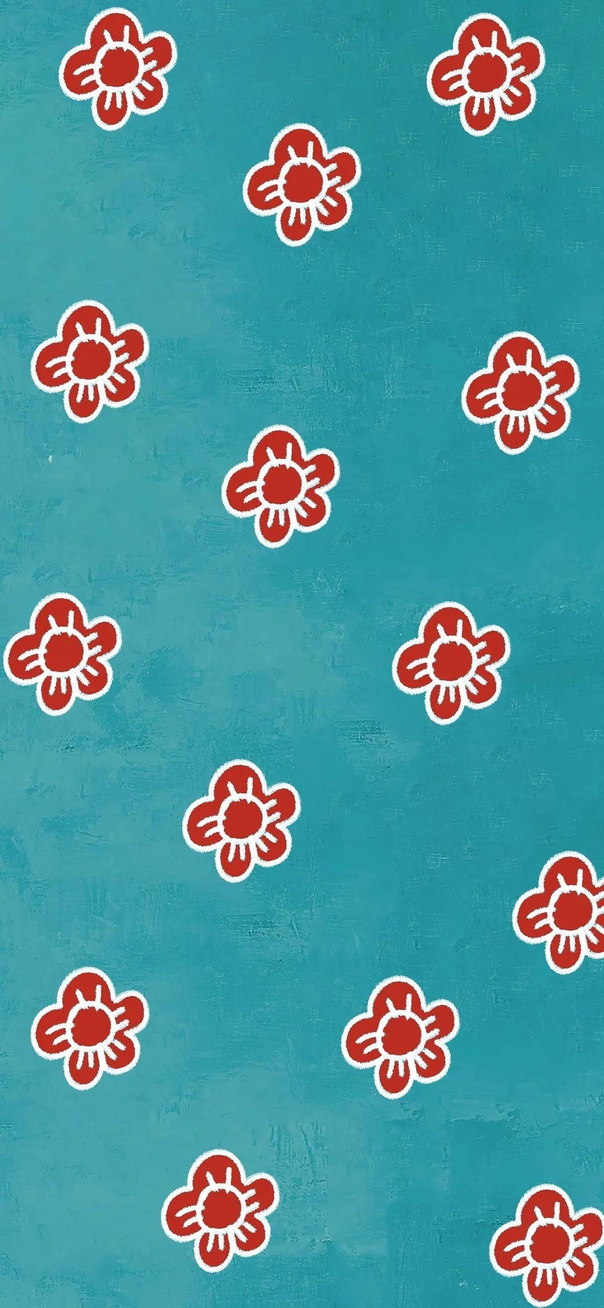 送你一朵小红花壁纸  