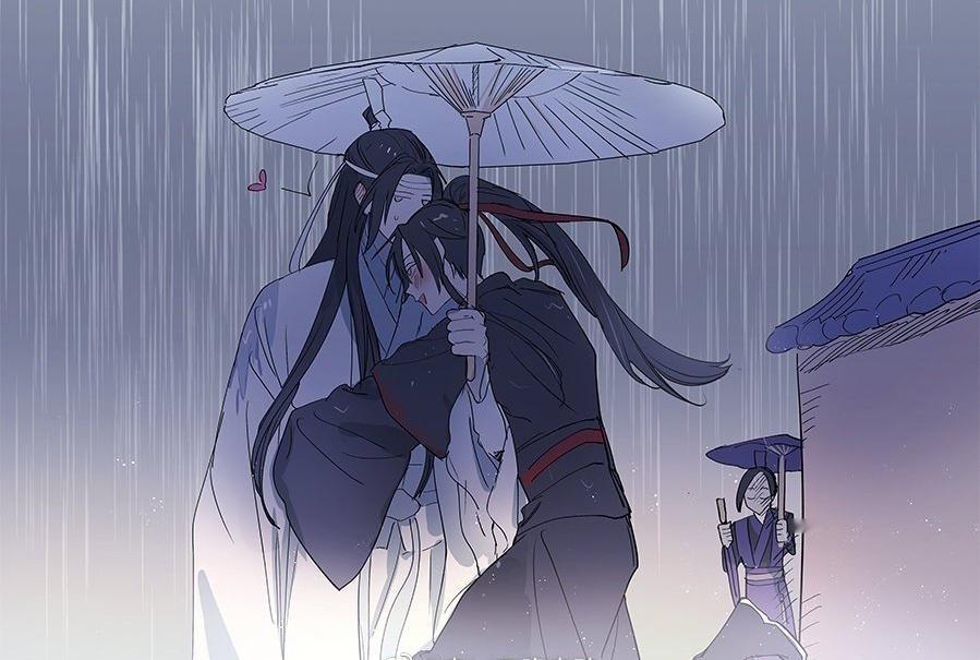 魔道祖师 雨中邂逅浪漫？爱情～舅舅真气氛终结者，现充我呸～