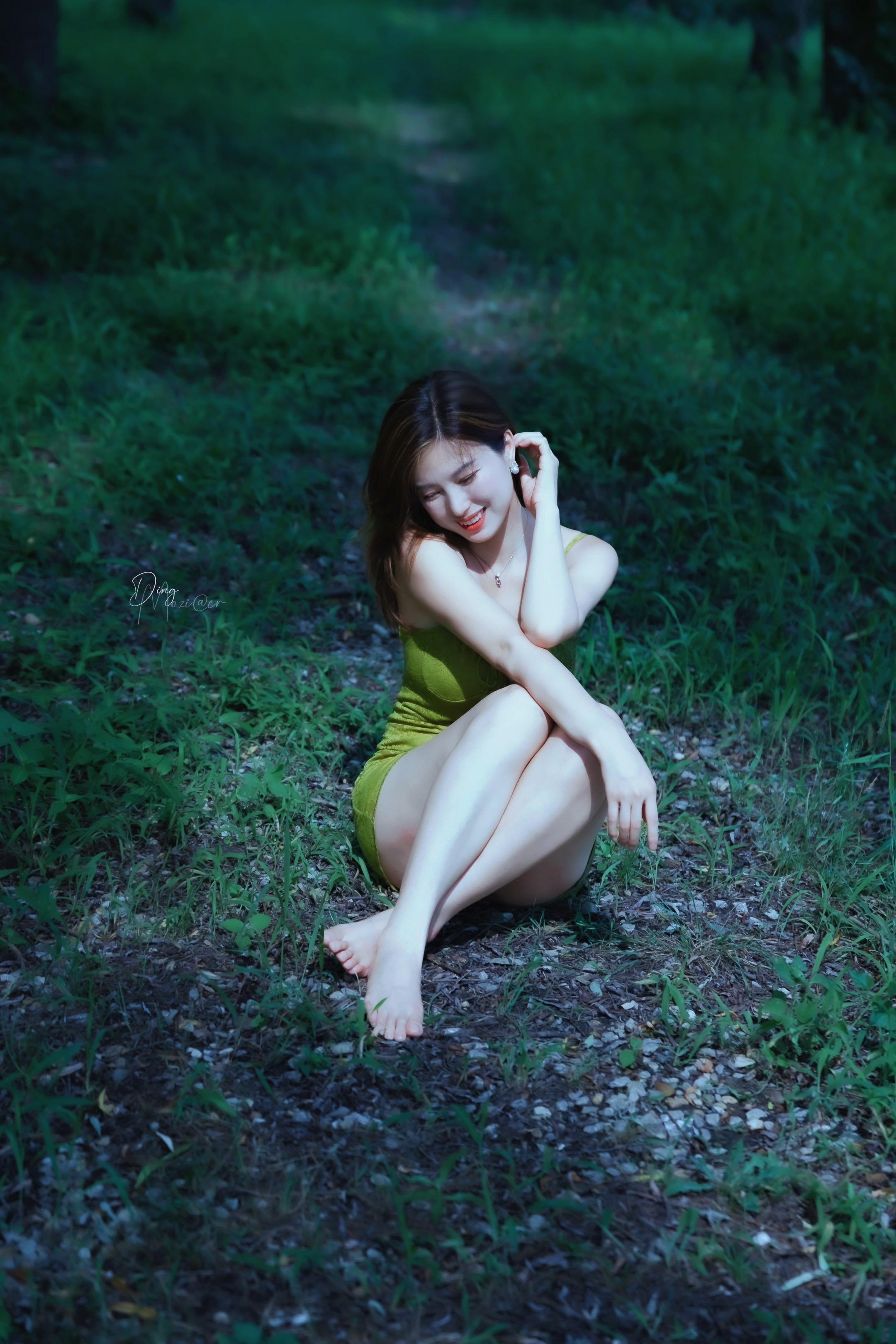 🍃森林 阳光 绿叶｜慵懒的午后时光。《御姐森系自由感写真》 模特
