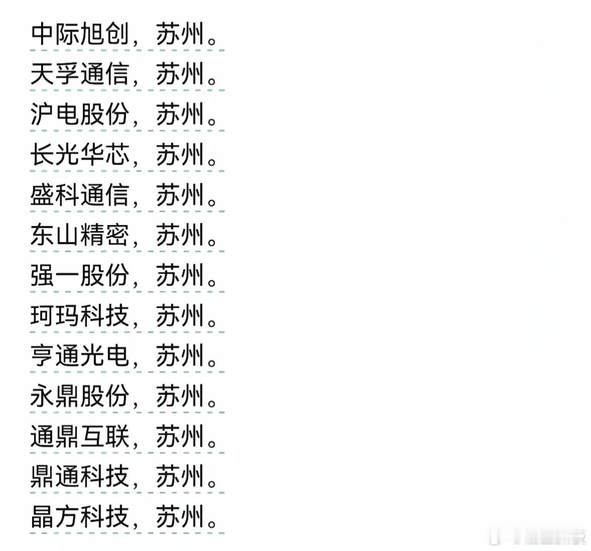 翻看今年的科技大牛股，动辄几倍、十几倍甚至几十倍涨幅，真的让人震撼。清一色是苏州