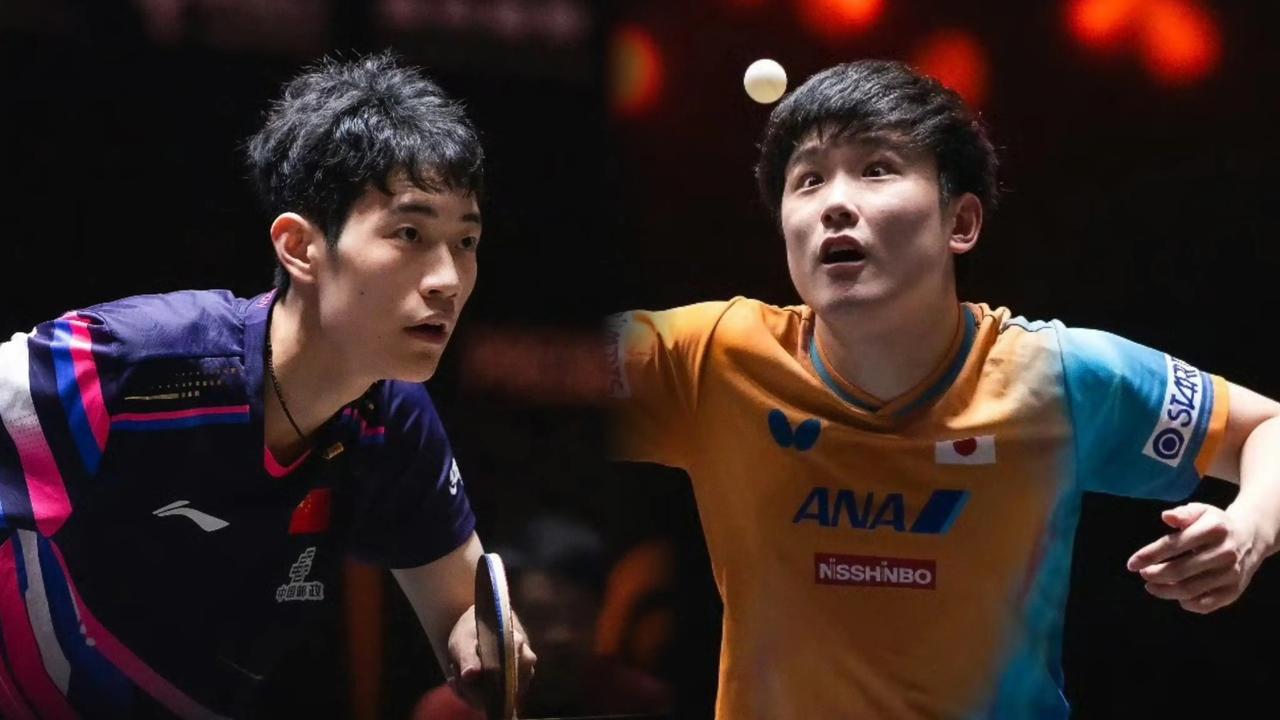 有谁注意到：张本智和看到陈俊菘那一刻，他“怔住”了！

张本智和新加坡大满贯，首