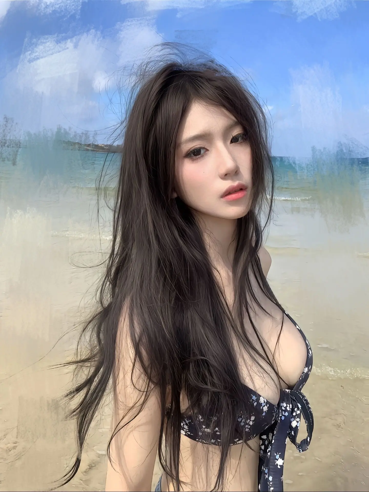 海边随拍 比基尼泳装