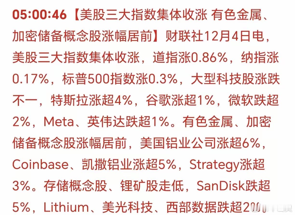美国三大股指集体上涨！美国已经9连阳了，是打不死的小强！有色，这个板块要好好重视