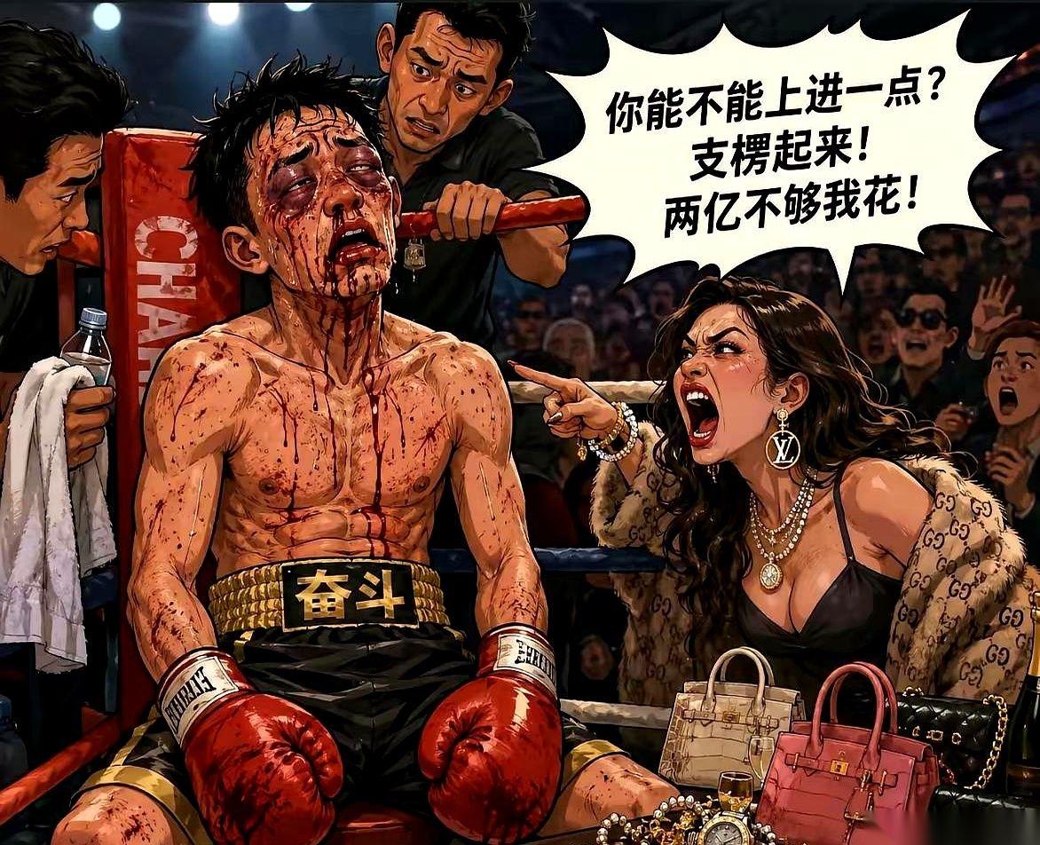 拳王邹市明在外面疯狂给餐厅充大额会员卡，眼睁睁看着店倒闭、钱打水漂；而他那永远妆