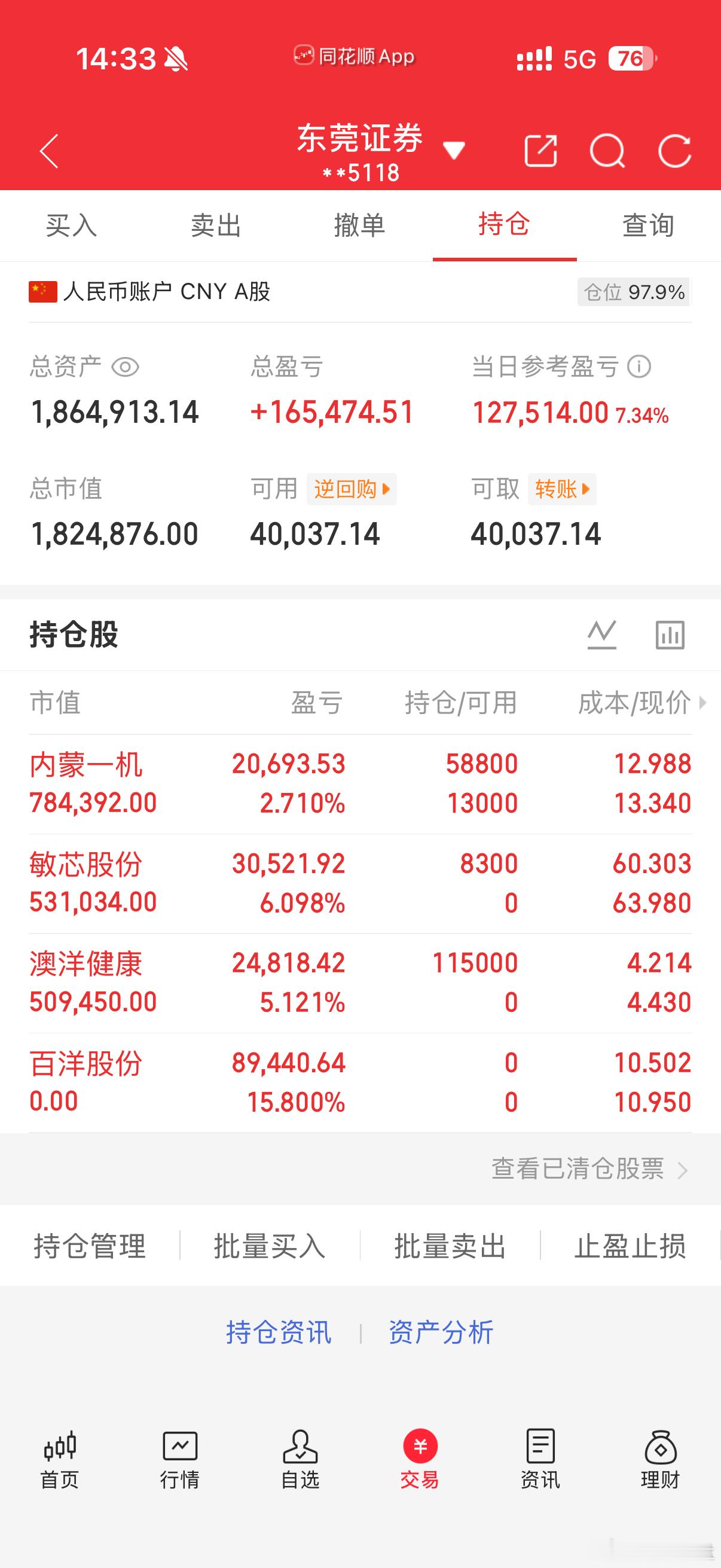 用50万本金一年目标做到500万实盘记录（第41天）实力见证，拒绝马后炮！！！今