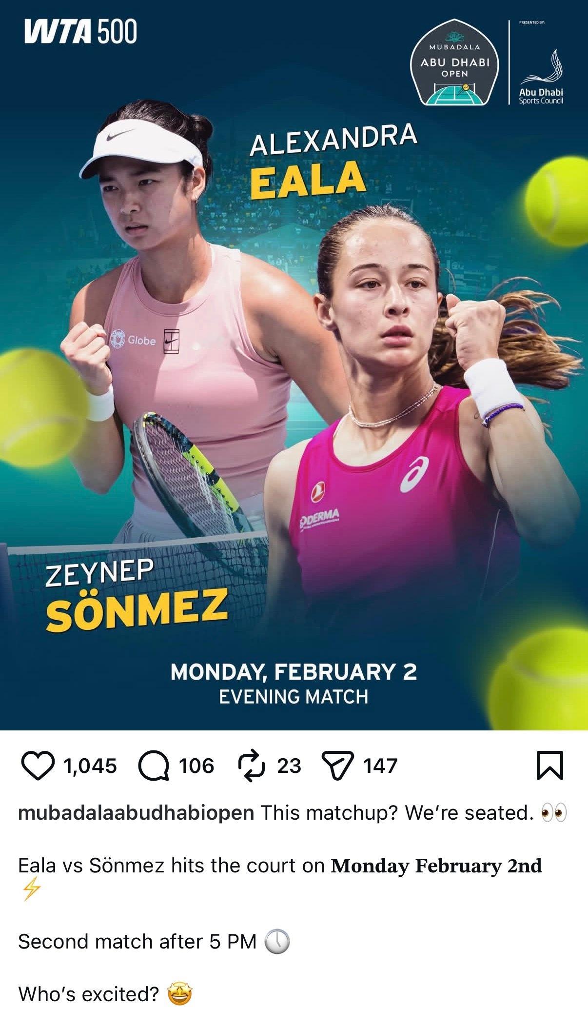 阿布扎比赛官方专门发了一贴预热森梅兹vs伊埃拉让我们看看菲律宾和土耳其观众会不会