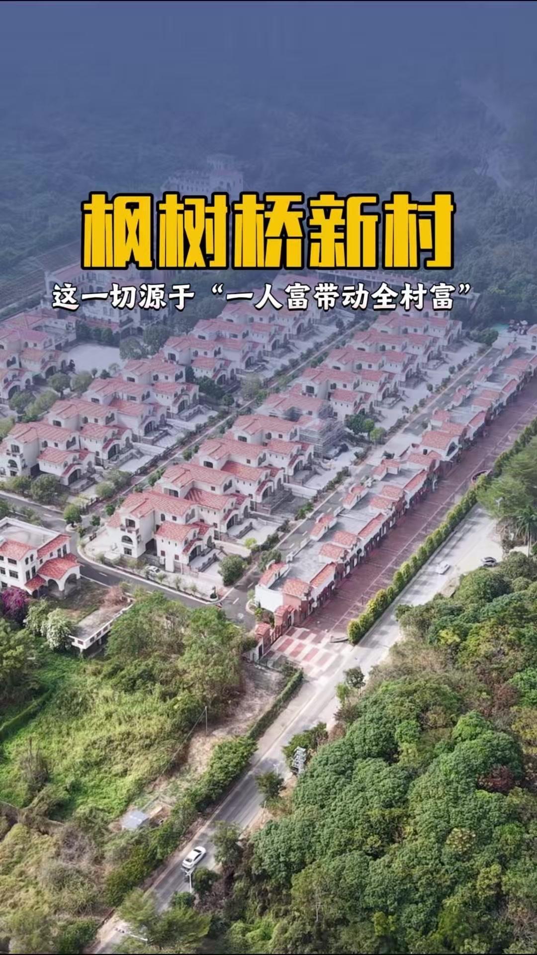 🍃在枫树桥新村，曾经普通的村民如今超七成忙着做生意，这一切源于一人富带动全村富