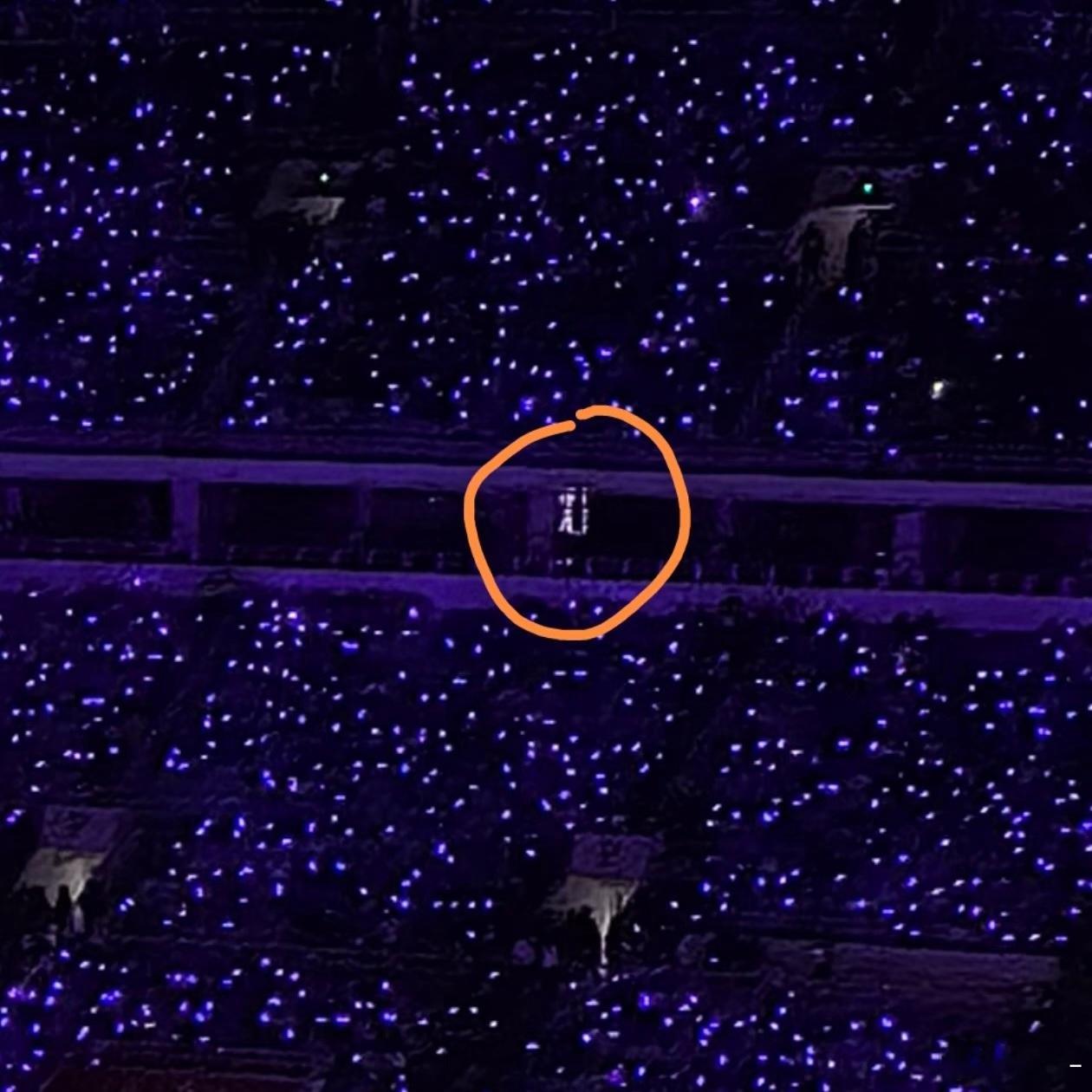 邓紫棋演唱会这个位置是蔡徐坤吗？ 