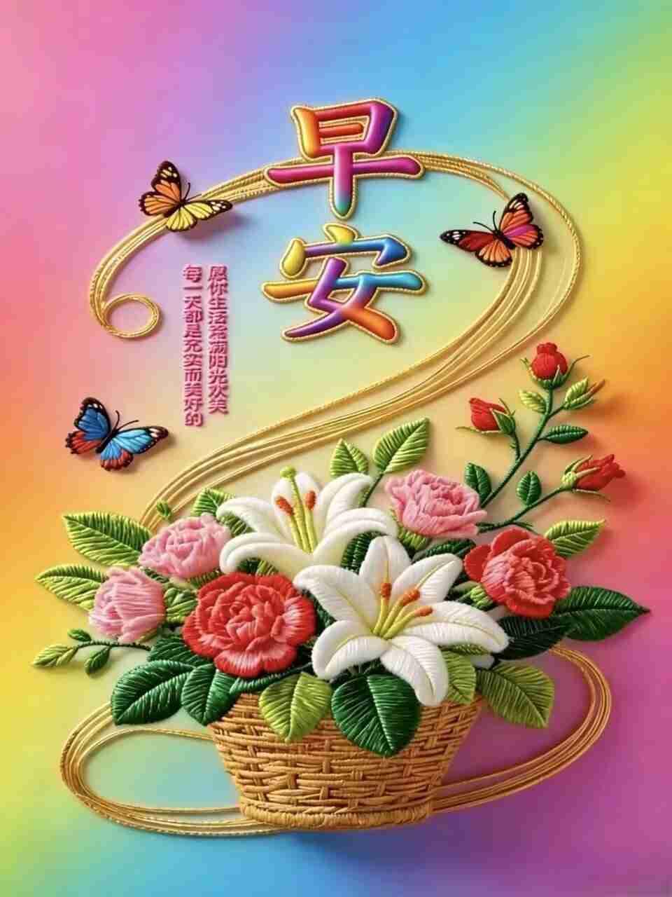 问候大家早上好！日月拼成年，凡事顺自然，漫步人生路，心宽能撑船，亲朋好友一生缘，