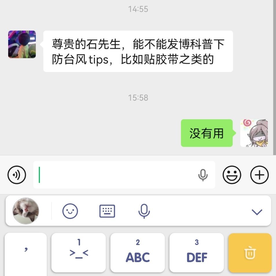 我们24年三亚果地17级台风，岳父大人弄了个四根顶天立地的大铁柱子拉防风网，老唬