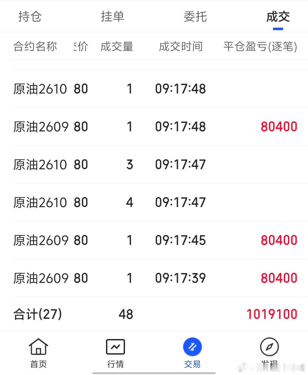 原油09最后一个交易日了清了期货