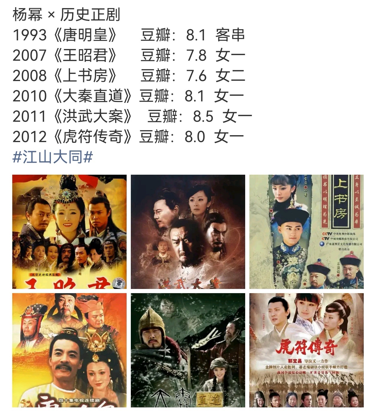 惠英红杨幂 性转康熙雍正历史正剧杨幂演则爆，敬请期待杨幂