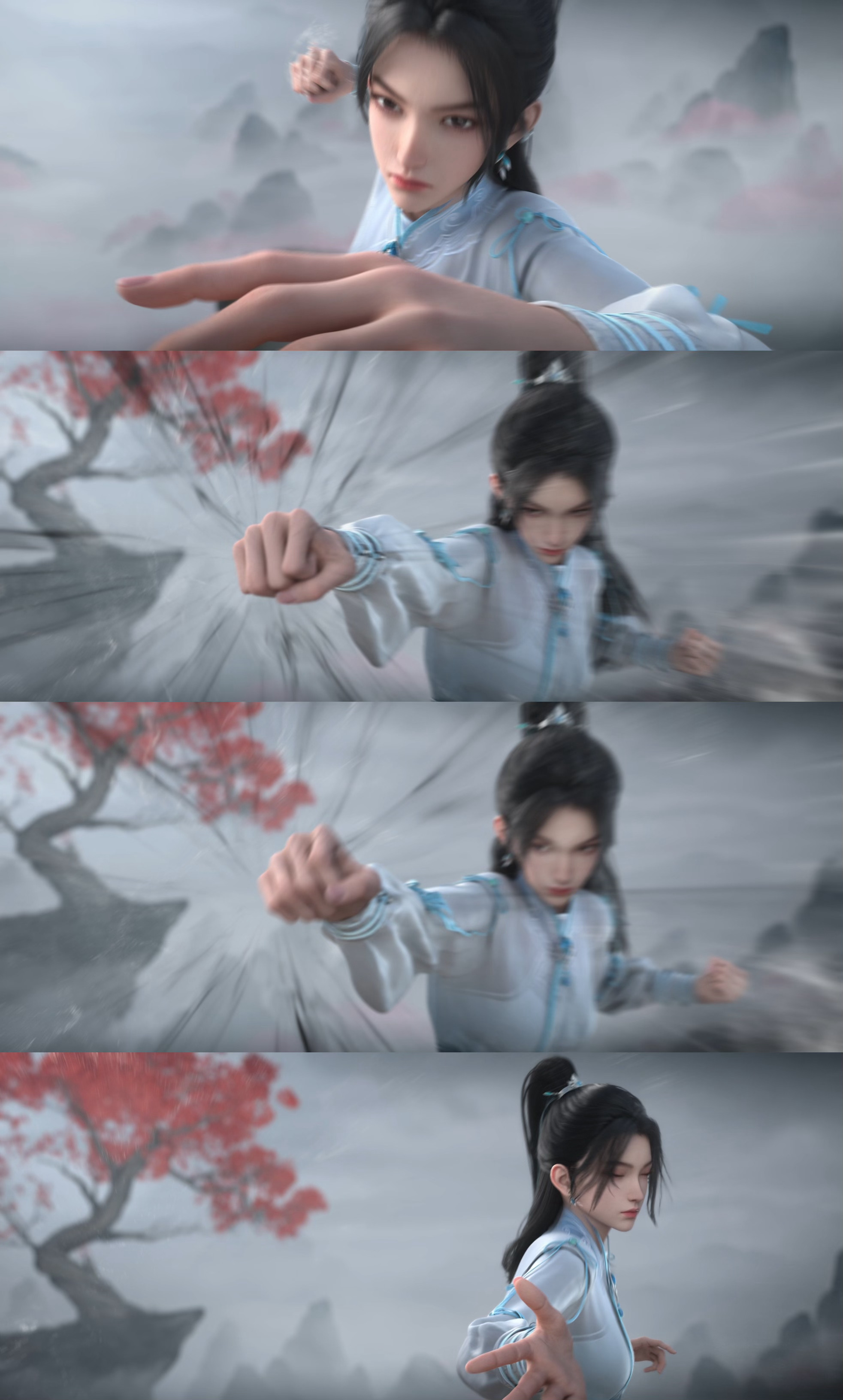 #剑来动画宁姚预告好飒#《剑来》动画发布女主宁姚的人物预告啦！ 烽火戏诸侯原作，