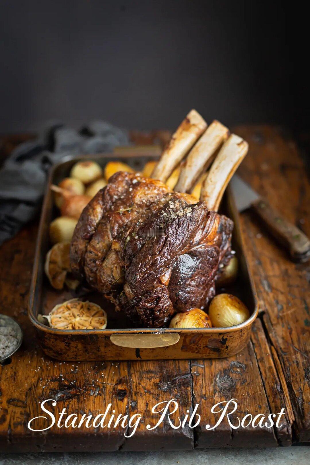 炭烤牛肋排配红酒酱｜Rib Roast 🥩