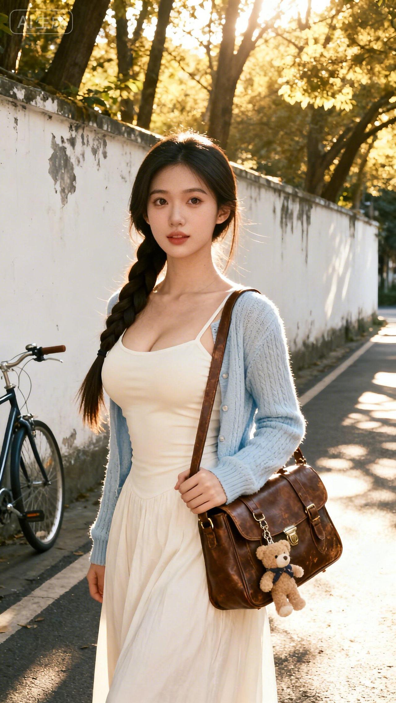 美娇娘美图分享你是短暂的花朵，也是长久的琥珀