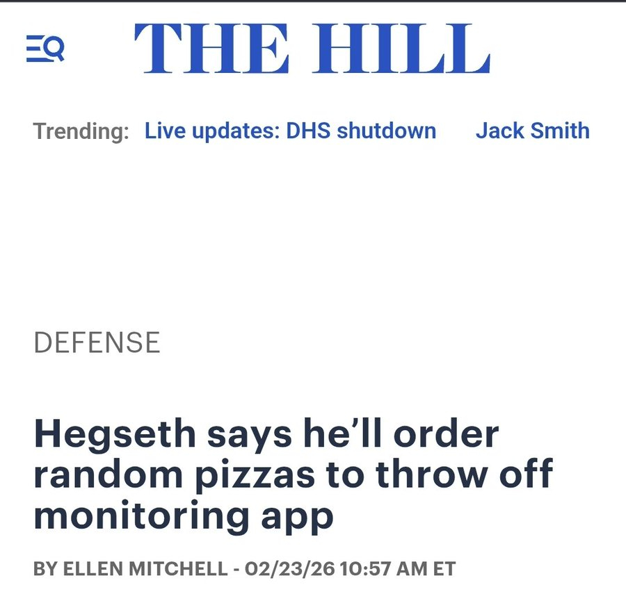 为了将披萨指数堵开源，海格赛斯放话：要瞎几把定披萨干扰判断。 