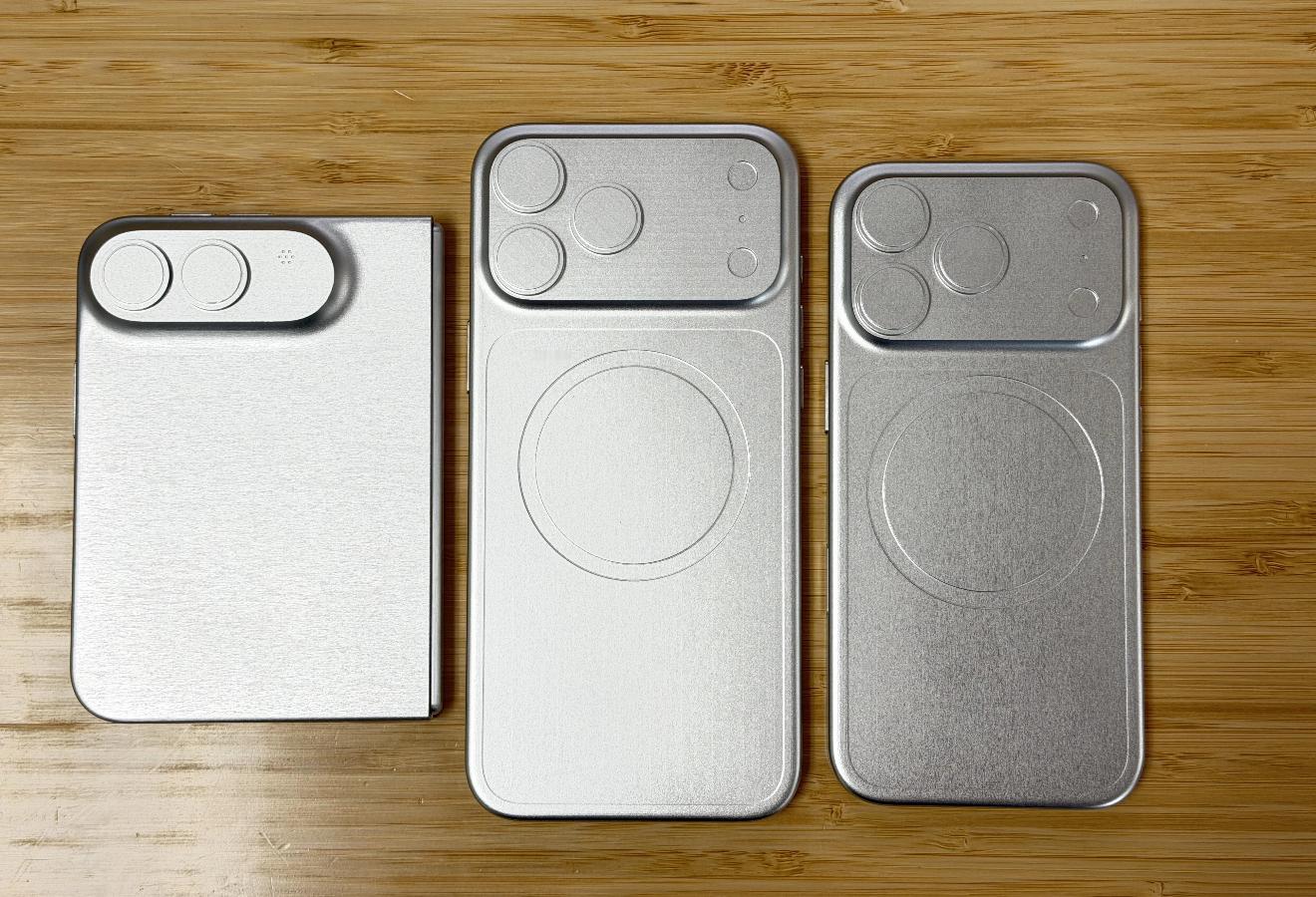 iPhone18ProMax金属机模看起来壳可以和iPhone17系列共用，那放