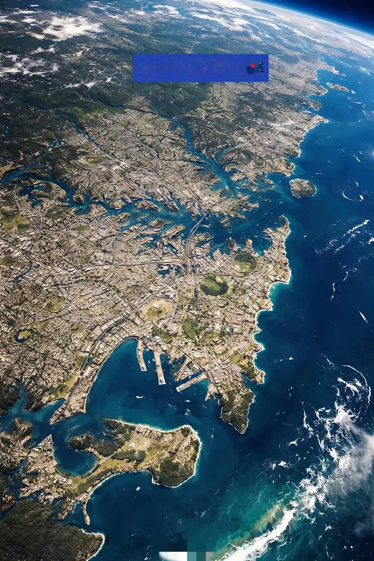 澳大利亚悉尼太空航拍图