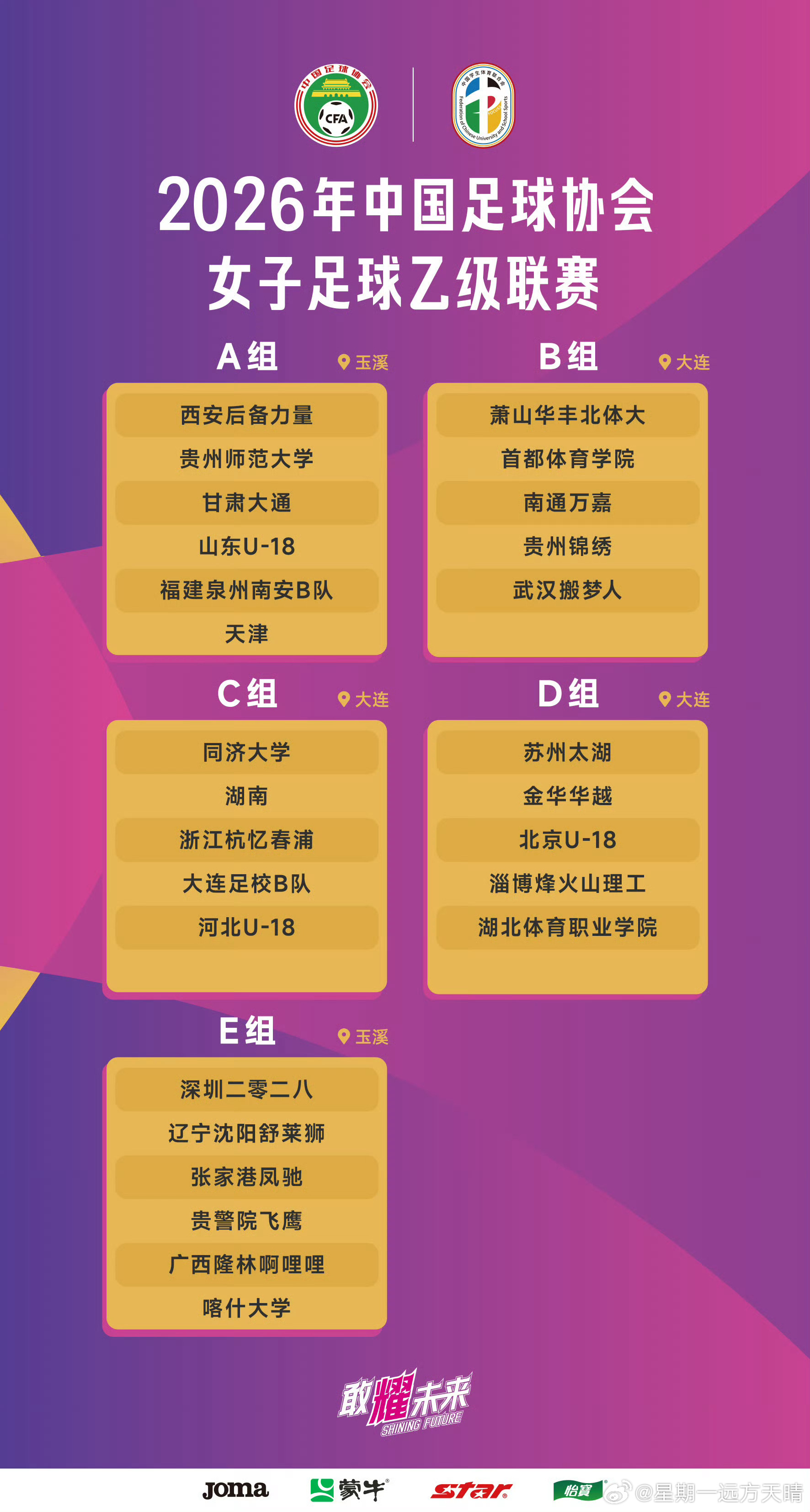 辽宁女足沈阳舒莱狮女足 沈阳舒莱狮女足将继续征战女乙联赛。2026年中国足球协会