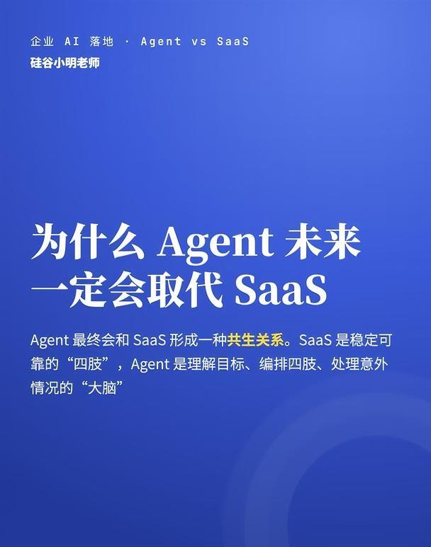 为什么SaaS未来一定会被Agent取代
未来一定会越来越乐观。不是因为 Age