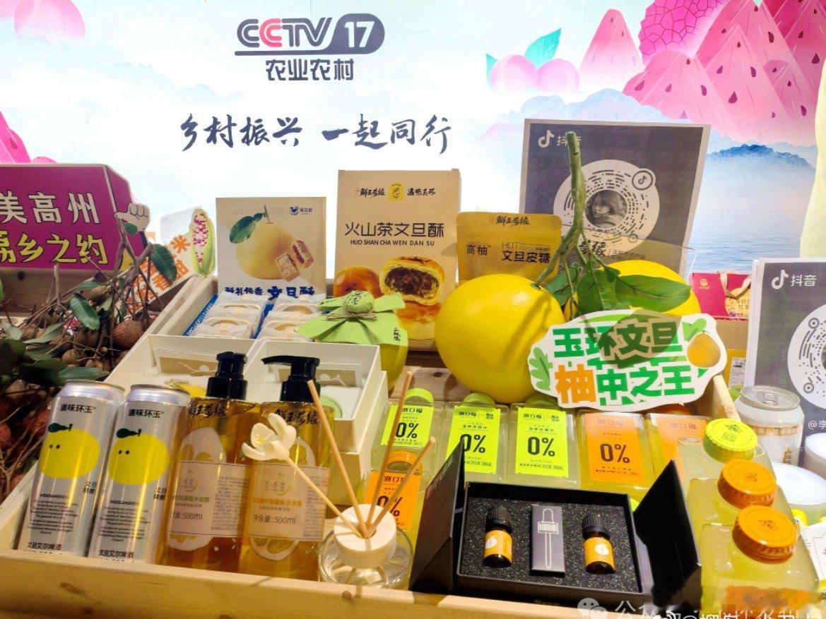 台州玉环文旦飘香央视嘉年华依托央视国家级平台，玉环文旦系列产品集中展示，多样衍生