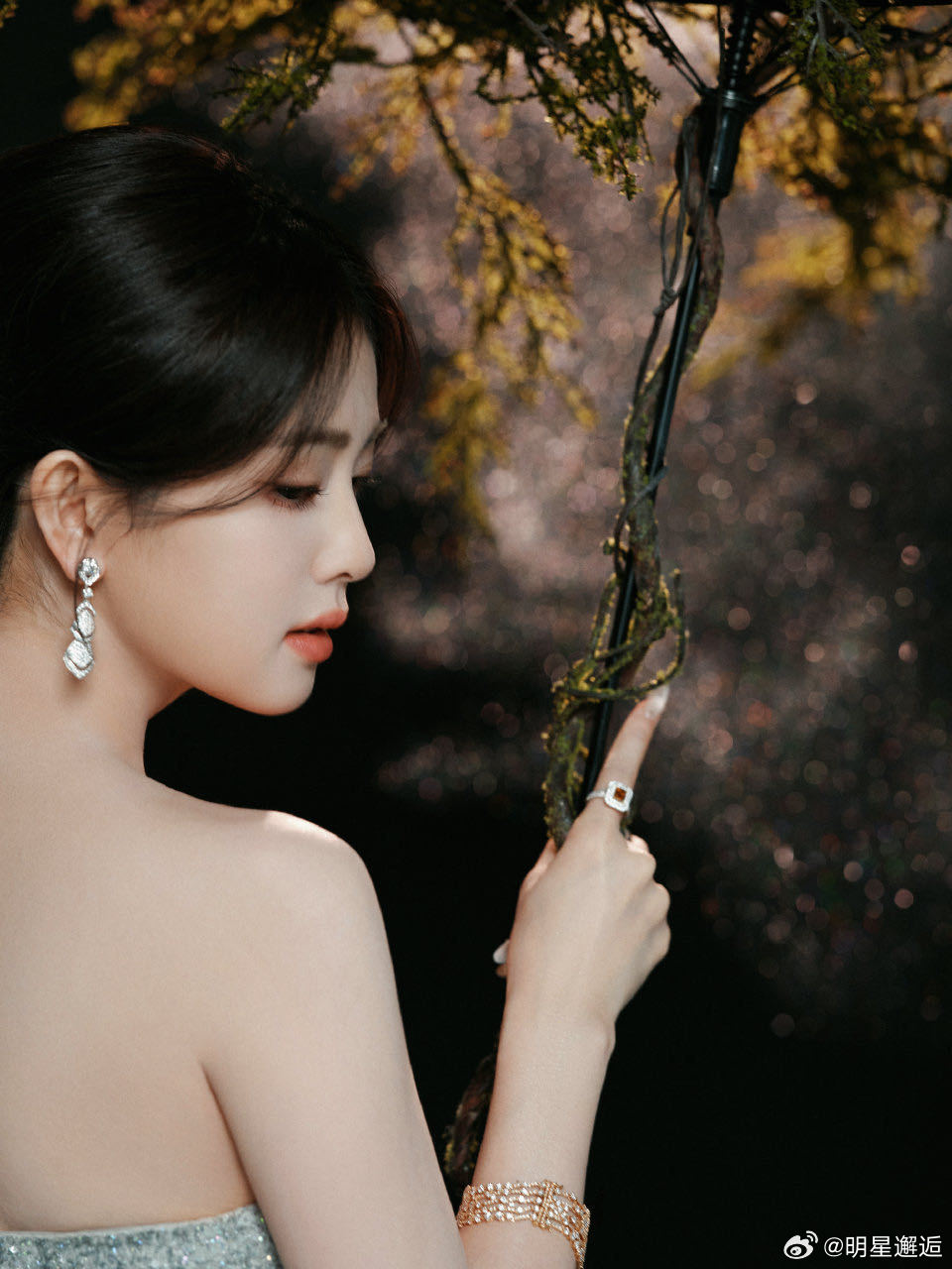 白鹿又双叒一场活动两套高定 白鹿两套高定轮番上阵 Alexis Mabille深