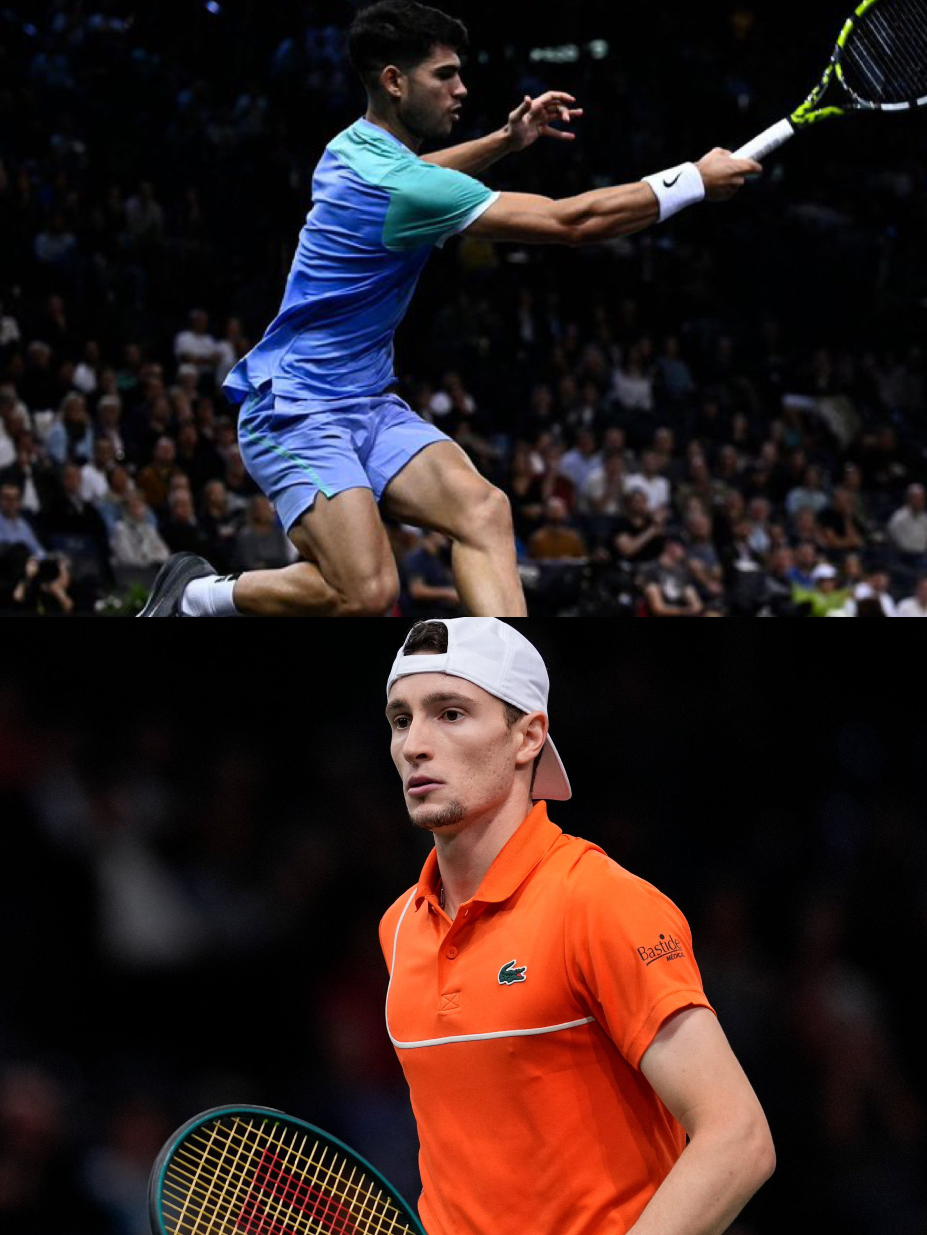 室内快速硬地，阿卡唯一的短板？巴黎大师赛1/8决赛，阿尔卡拉斯被本土球员安贝尔淘