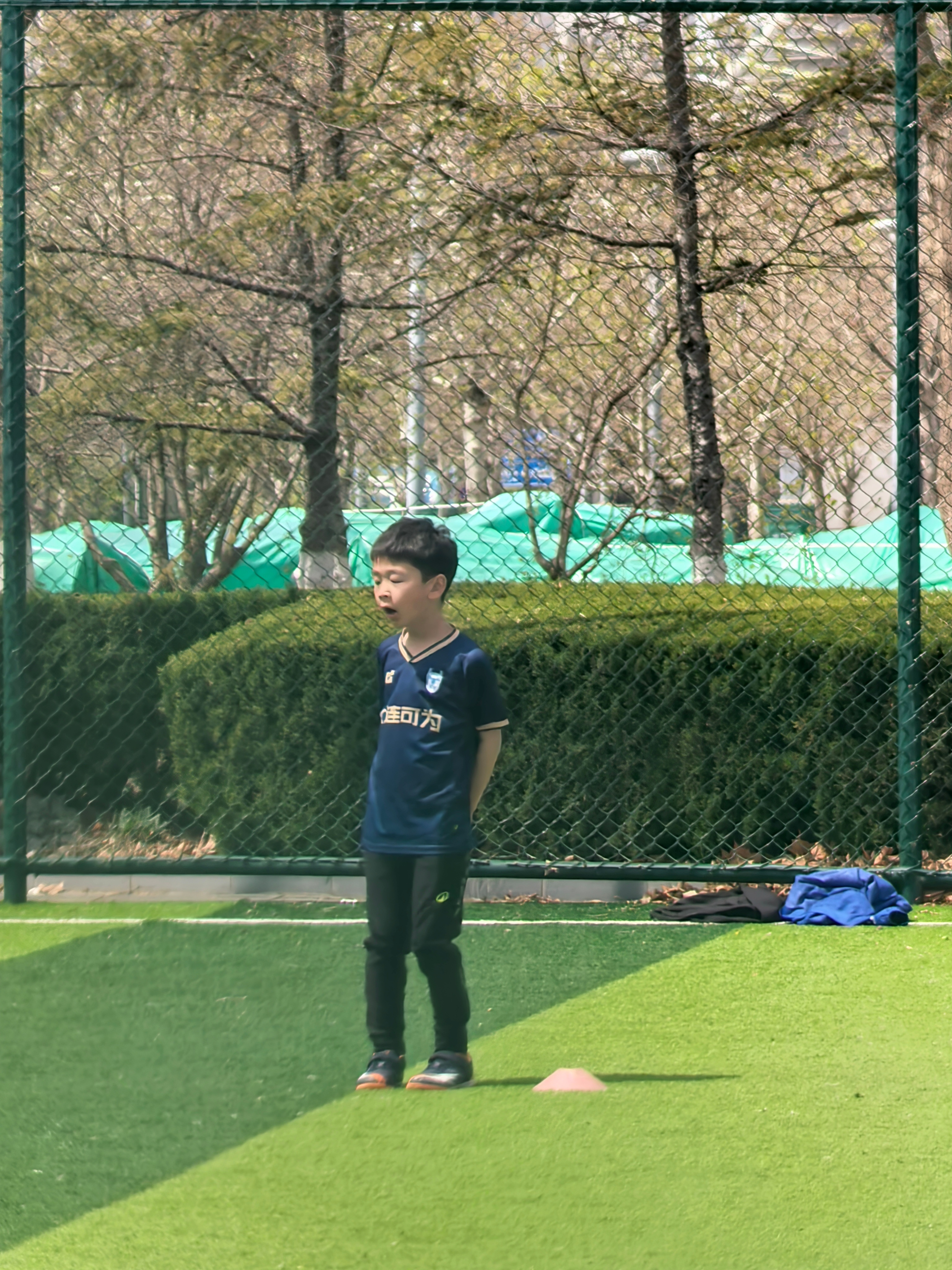 这训练态度该打五十大板