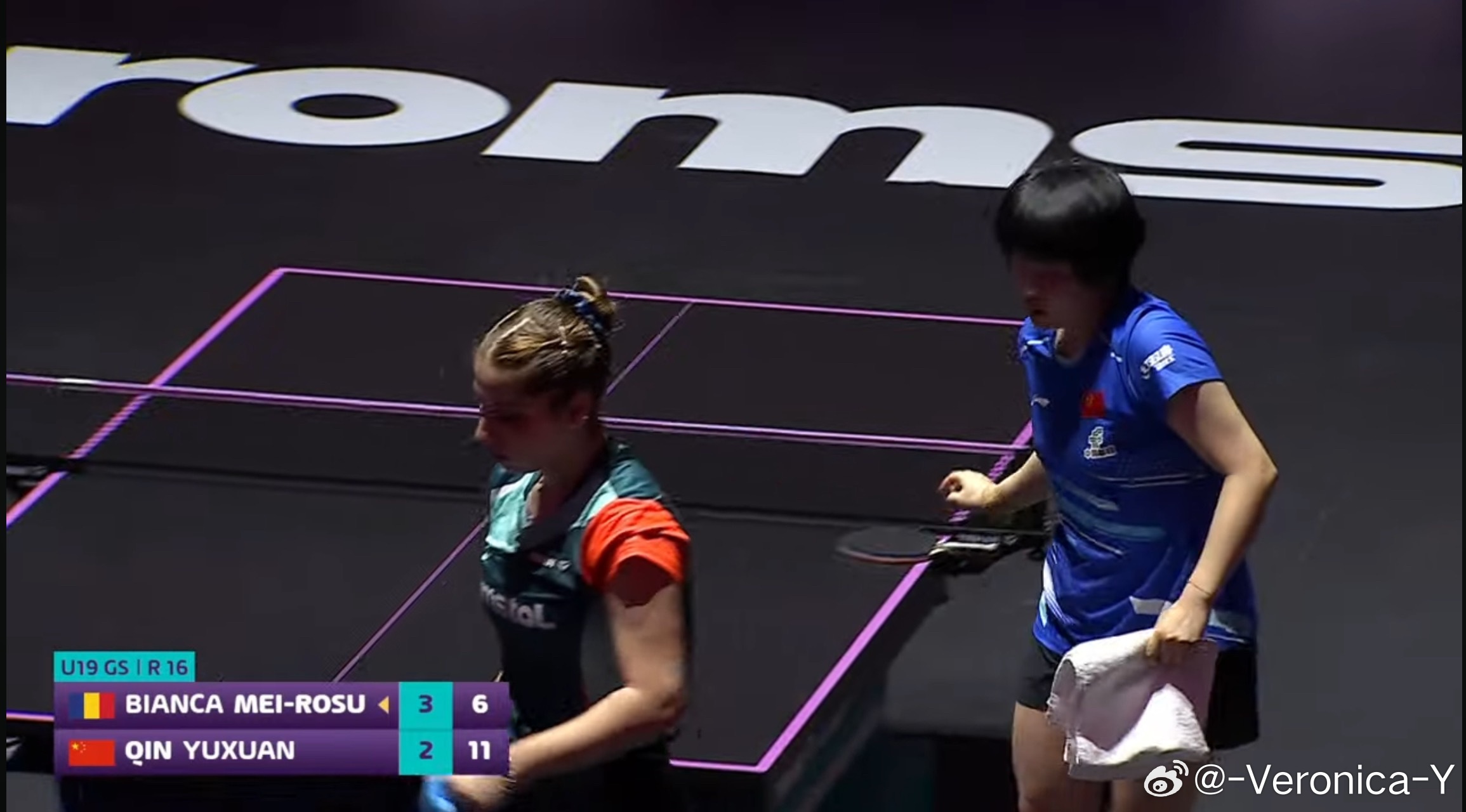 覃予萱3-3比安卡 