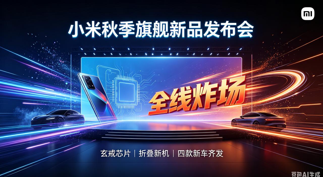 信息量拉满的一场发布会✨
玄戒三芯齐发、小米18 Fold万元折叠屏登场、澎程四