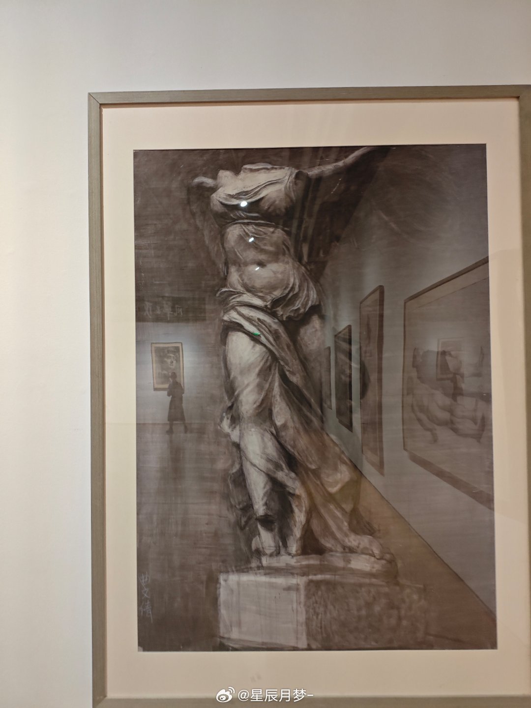 美仑美术馆素描展览欣赏，看展记录，好开心，知道吗，我可能一直接触不了的素描就出现