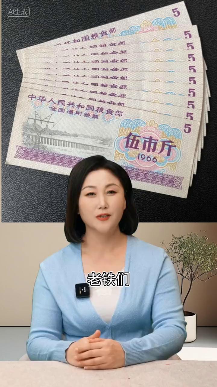 老铁们，这样的1966年和1965年的全国粮票谁还有？经历了几十年的消耗，现在都