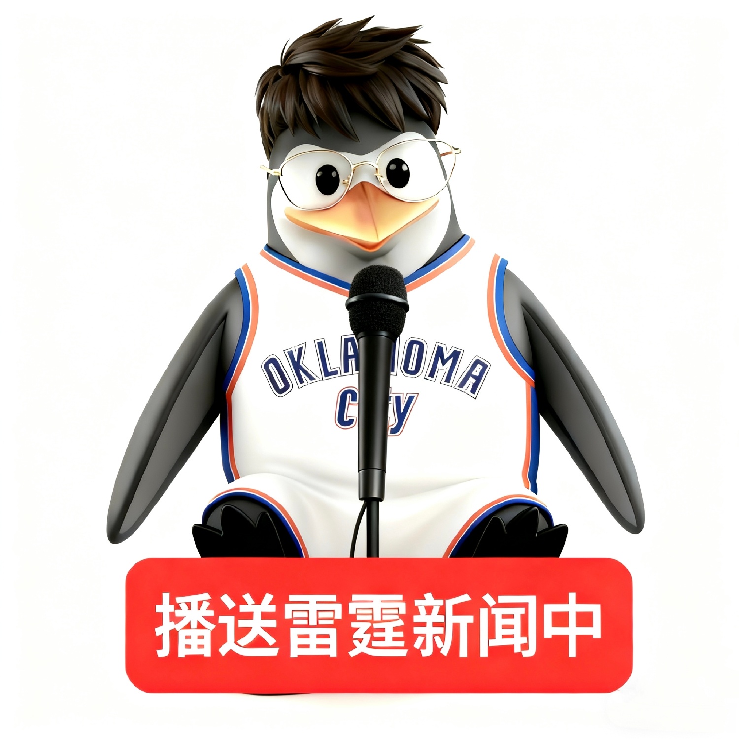 雷霆企鹅表情包18图分享，还有没有好玩的评论区补充雷霆豪取13连胜独行侠vs雷霆