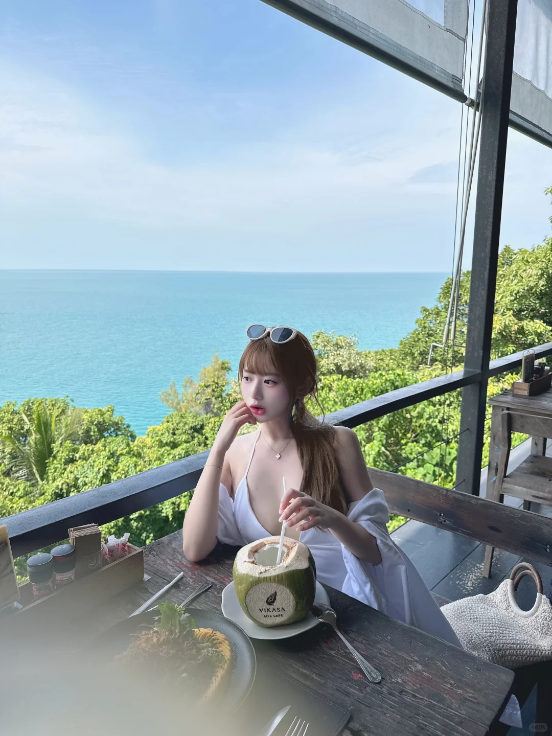 苏梅岛🏝️海边咖啡店