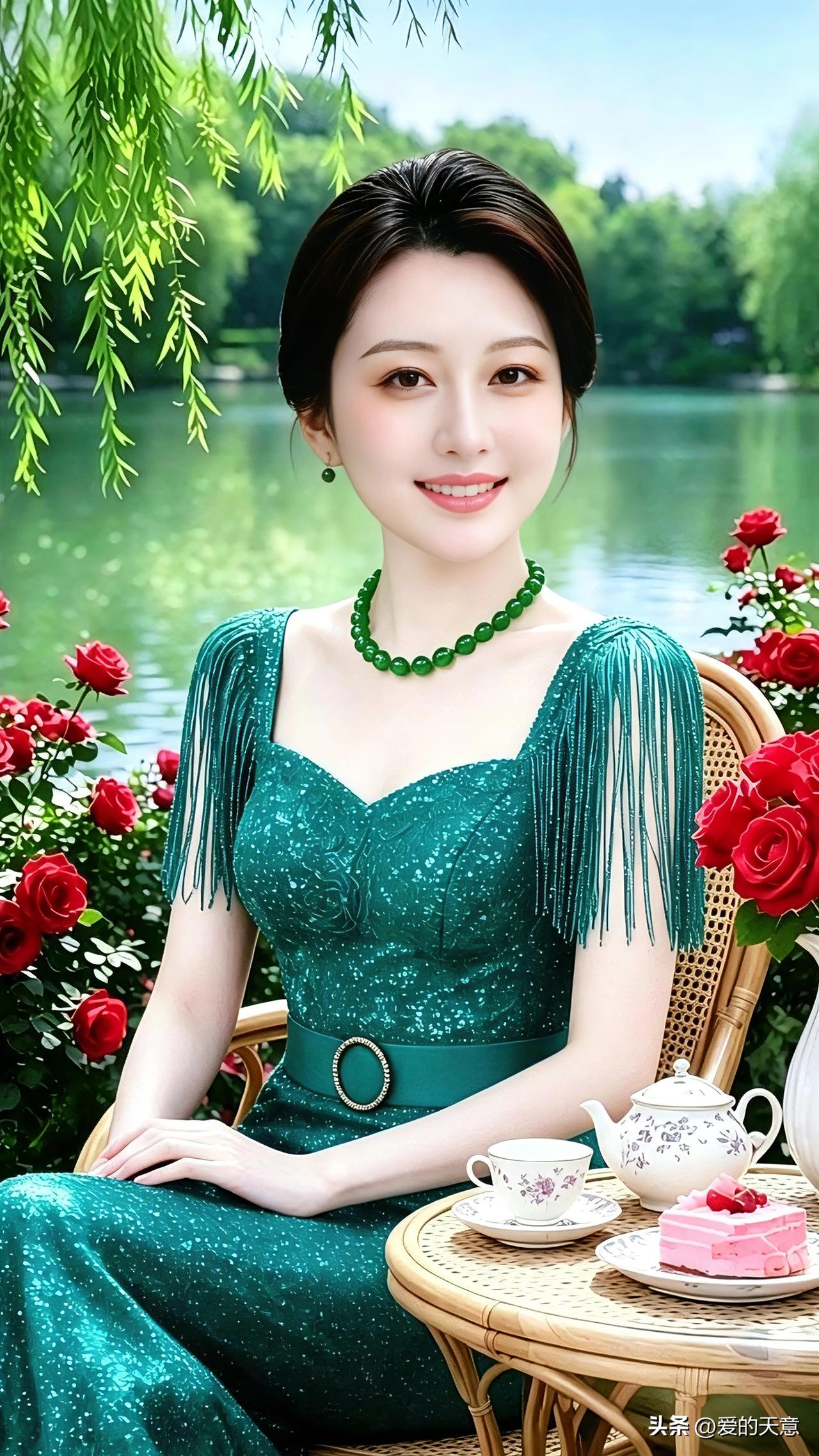 于湖畔静享时光，看花开花落，慢下来感受生活的温柔，守一份安然，取悦真实的自己。慢