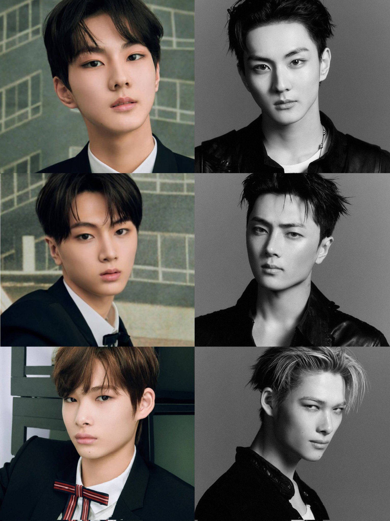 enhypen出道公式照vs现公式照大家都变成熟了 